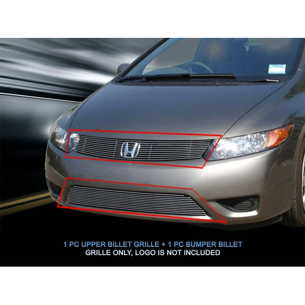 06 2006 07 08 2008 2007 Honda Civic Coupe New Billet Grille Combo